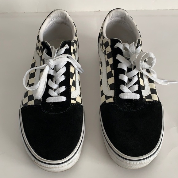 Vans Old School Chekerboard Sneakers - Picture 4 of 10